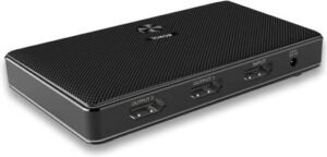 Mowsil HDMI Splitter 1×2, 4K@60Hz 2.0, 1 Input 2 Output, HDCP 2.2, 3D, HDR, 1 in 2 Out HDMI Video Splitter/Switcher, Supports 4K, 1080P, 3D, HDR, for HDTV, Blu-ray Player, PS4, Xbox, Black | MOS212