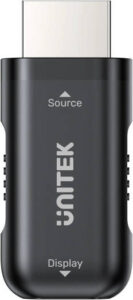 UNITEK HDMI Male to USB-C Female Adapter, 4K@60Hz Visual Feast, HDCP & Dynamic HDR Support, Video Output Sharing and Recording, USB-C Side To Display, Black | V1187BBK01