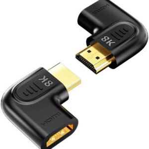 Unitek 8K HDMI 90 and 270 Degree Vertical Flat Adapter | A1047ABK03