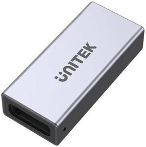 Unitek USB4 Type-C Female to Female Adapter, 8K@60Hz Video Output, 40Gbps Transmission Speed, 240W Fast Charging, Space Grey | A1036GY