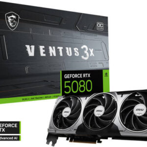 MSI GeForce RTX 5080 VENTUS 3X OC Graphics Card | 912-V531-262
