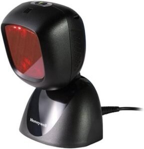 Honeywell Youjie HF600 Laser Barcode Scanner, 3 Intensity Levels, 100K Lux Light Level, USB, RS232 Serial & KBW System Interface, 1D & 2D Symbologies Decode Capabilities, Black | HF600
