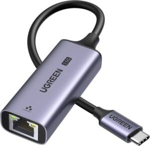 UGREEN USB C To Ethernet Adapter 2.5Gbps, Ethernet Adapter For Laptop, Aluminum, Thunderbolt To Rj45 Network Internet LAN Adapter | 25052