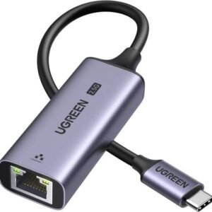 UGREEN USB C To Ethernet Adapter 2.5Gbps, Ethernet Adapter For Laptop, Aluminum, Thunderbolt To Rj45 Network Internet LAN Adapter | 25052