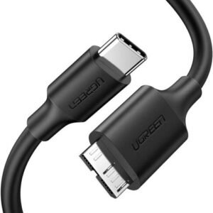UGREEN USB C Hard Drive Cable 1 Meter, Micro B To Type-C, Compatible With USB 3.0 External Portable SSD, HDD | 20103