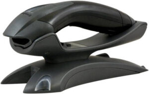 Honeywell 1202G Wireless/Bluetooth General Duty Barcode Scanner USB Kit, Charge & Communication Base, Curved Form Factor, 45000 Number of Scans, Cordless, 1D Decode Capability, Black | 1202G-2USB-5