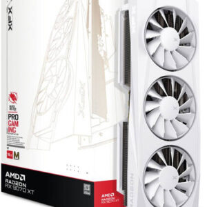 XFX Quicksilver AMD Radeon RX 9070 XT White Magnetic Air Edition Graphics Card | RX-97TMAQKW9
