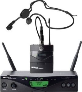 AKG WMS470 Sports Set Band9 50mW EU/US/UK Headworn Microphone System – Black | 3308H00210