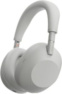 Sony WH-1000XM6 Wireless Noise Cancelling Headphones, 30mm Neodymium Driver, Omni Directional Microphone, DSEE Extreme, Passive Operation, Ambient Sound Mode, Silver | WH-1000XM6