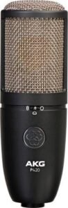 AKG P420 Multi-Pattern Large-Diaphragm True Condenser Microphone Cardioid, Omnidirectional, Figure-8, 20Hz-20kHz, 155dB Max SPL, -20dB Pad, 300Hz Bass-Cut, | 3101H00430