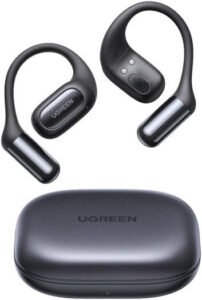 UGREEN FitBuds Open Ear Headphones, Bluetooth Wireless Earbuds, High Quality Audio, AI Noise Cancellation, Low Latency Mode, Long Battery Life, IPX5 Water Resistance, Black | 65655