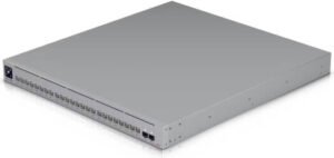 Ubiquiti Pro XG 24 PoE Switch, 16x 10G RJ45 Ethernet PoE 4 Ports, 8x 2.5G RJ45 Ethernet PoE 4 Ports, 2x 25G SFP28 Ports, 460 Gb/s Switching Capacity, 342Mpps Forwarding Rate | USW-Pro-XG-24-PoE (720W)