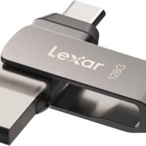 Lexar 128GB JumpDrive Dual Drive D400 USB 3.1 Type C and Type A Flash Drive, Up to 130MB/s Read (LJDD400128G BNQNU)
