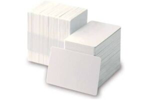 PACTO ID Durable PVC white Cards 500Pcs for wide range of card identity applications without magnetic Stripe (500 Cards) | CR-79/CR-80