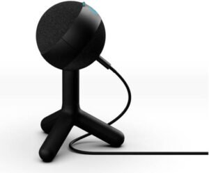 Logitech Yeti Orb Condenser Microphone, 70Hz-20KHz Frequency Response, 117dB Max SPL, 72dB Signal to Noise Ratio, RGB w/ LIGHTSYNC Lighting, Cardioid Polar Pattern, Black | 988-000551 / 988-000553