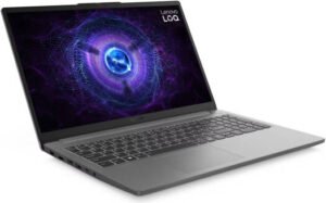 Lenovo LOQ 15IAX9E Gaming Laptop, 15.6″ FHD IPS 144Hz Display, Intel Core i5-12450HX, 16GB RAM, 512GB SSD, GeForce RTX 3050 6GB GPU, English Keyboard, Win11, Luna Grey | 83LK00CVUS