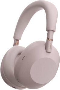 Sony WH-1000XM6 Wireless Noise Cancelling Headphones, 30mm Neodymium Driver, Omni Directional Microphone, DSEE Extreme, Passive Operation, Ambient Sound Mode, Sand Pink | WH-1000XM6