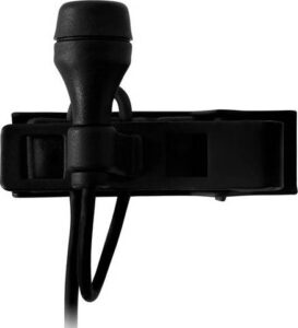 AKG LC617 MD Lapel Microphone With Tie Clip – Black | 2577X00200