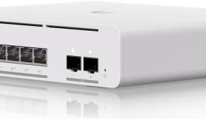 Ubiquiti UniFi USW-Pro-XG-8-PoE 8-Port Managed PoE Switch, 155 W
