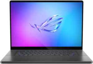 ASUS ROG Zephyrus G16 GU605 Gaming Laptop, 16″ 2.5K OLED 240Hz Display, Intel Core Ultra 9 285H, 32GB RAM, 1TB SSD, GeForce RTX 5070 Ti 12GB, English (US) K/B, Win11, Eclipse Gray | 90NR0LZ5-M00650
