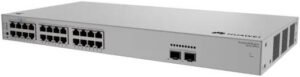 Huawei 24-Port Gigabit Switch with 400W PoE+ (24x 10/100/1000BASE-T) + 2x 2.5G SFP Uplink Ports, Built-in AC Power Network Switch for Enterprise & Surveillance Systems | HW-S210-24P2J