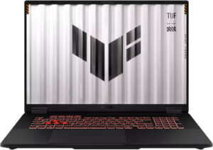 ASUS TUF Gaming A18 FA808UM Laptop, 18″ WQXGA IPS 144Hz Display, AMD Ryzen 7 260, 16GB RAM, 1TB SSD, GeForce RTX 5060 8GB GPU, English K/B, Win 11, Jaeger Gray | 90NR0NN1-M000E0