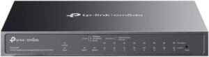 Tp-Link Omada ES210GMP, 10-Port Gigabit Easy Managed Switch with 8-Port PoE+, 8 Gigabit PoE+ RJ45 Ports, Plug-and-play, Up to 250m PoE, Automatic Loop Prevention, Silent Operation | ES210GMP