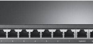 TP-Link 8-Port 10/100Mbps + 3-Port Gigabit Desktop Switch with 8-Port PoE+ | TL-SL1311P