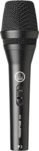 AKG Perception P3 S Dynamic Microphone Cardioid, 40Hz-20kHz, 144dB Max SPL, On/Off Switch, Rugged Metal Body, Integrated Windscreen for Backing Vocals, Guitar & Live Stage Use | 3100H00140