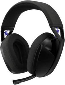 Logitech G321 LIGHTSPEED Wireless Gaming Headset, 40mm Drivers, 2.4GHz + Bluetooth 5.2, 20+ Hour Battery, 210g Lightweight Comfort, Flip to Mute 16 kHz Mic, Black | 981-001563