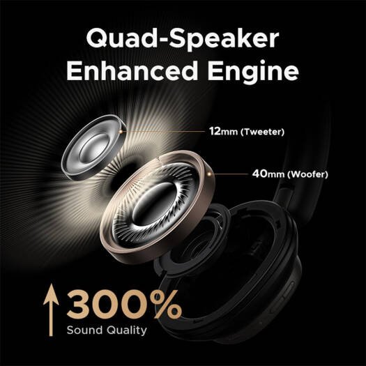 UGREEN Studio Pro HiTune Max6 HP206 Wireless Headphones | 55687 - Image 4