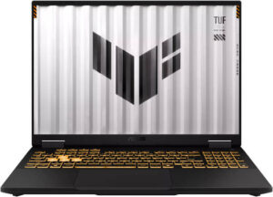 ASUS TUF Gaming F16 FX608JHR Laptop, 16″ WUXGA IPS 165Hz Display, Intel Core i7-14650HX, 16GB RAM, 512GB SSD, GeForce RTX 5050 8GB GPU, English Keyboard, No OS, Jaeger Gray | 90NR0NA1-M003E0