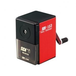 Hand Pencil Sharpener w/clamp Red-HD-0153-RD