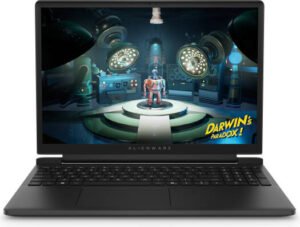Dell Alienware 15 Gaming Laptop, 15.3″ WUXGA 165Hz Display, AMD Ryzen 5 220, 16GB RAM, 512GB SSD, GeForce RTX 4050 6GB, English Keyboard, Windows 11 Home, Black | VW5KT