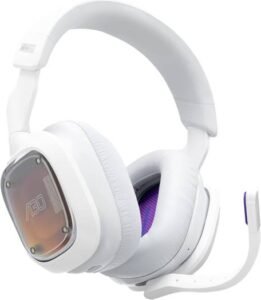 Logitech Astro A30 Lightspeed Wireless Gaming Headset, Bluetooth, Dolby Atmos, Detachable Boom, 27H Battery, USB-C Charging, For PS5 / XBox Series XS / Mac/ Windows 10/11 & Mobile, White | 939-001994