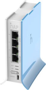 Mikrotik hAP lite TC RB941-2nD-TC Compact Wi-Fi 4 Router with 650MHz CPU, 32MB RAM, 4 Fast Ethernet Ports, 2.4GHz 300Mbps Wireless, Passive Cooling, RouterOS, FCC Certified, White | QCA9533