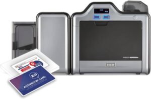 Fargo HDP5000e Dual-Sided ID Card Printer with USB Ethernet 96640 High-Definition and Versatile Card Printer for Corporate, Government, Student IDs, and More+086515 Asure ID Solo (DIGITAL DELIVERY)