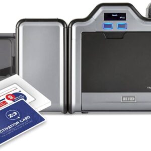 Fargo HDP5000e Dual-Sided ID Card Printer with USB Ethernet 96640 High-Definition and Versatile Card Printer for Corporate