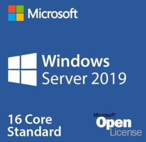 Microsoft WinSvrSTDCore (Windows Server Standard Core) 2019, Single Language, 16-Core NL Open Business License, PC Supported (Windows OS) – 9EM-00652