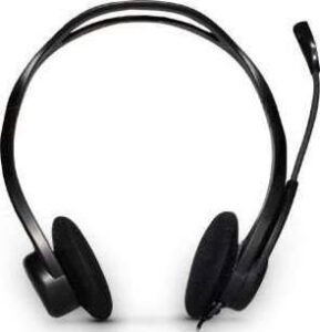 Logitech H960 USB Headset, Wired, PC, Noise Cancelling Microphone, Plug And Play, Black | 981-000100