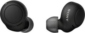 Sony WF-C500 True Wireless Headphones, Up To 20 Hours Battery Life With Charging Case, Voice Assistant Compatible, Built-In Mic For Phone Calls, Reliable Bluetooth Connection, Black | B09FKGJ1CB