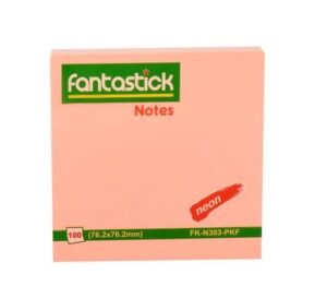 Fantastick Stick Notes 3″x3″ Fluor. Pink – FK-N303-PKF