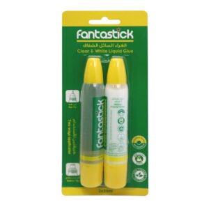 Fantastick FK clear & white glue 35ml (pc) blister – FK-GLCW35-02BLS