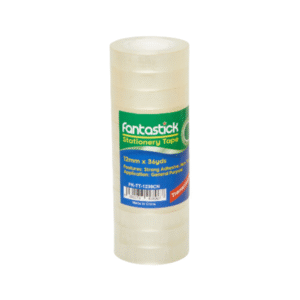 Fantastick Tape 1/2″X36yds*40mic Clear Pk=12rol – FK-TT-1236CN
