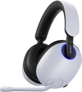 Sony Inzone H9 Wireless Noise Cancelling Headset, With 360 Spatial Sound, Boom Microphone, 32Hours Battery Life, Bluetooth and USB Transceiver, 2.4Ghz Connection, For PC/PS5, White/Black | WH-G900N/WZ