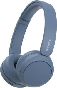 Sony WH-CH520 Wireless Bluetooth Headphones – up to 50 Hours Battery Life with Quick Charge, On-ear style – Blue