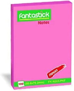 Fantastick Stick Notes 2×3″ Fluor. Pink – FK-N203-PKF