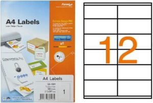 Formtec Label 1200/105x48mm Bx=100sht – FT-GS-1212