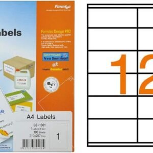 Formtec Label 1200/105x48mm Bx=100sht – FT-GS-1212