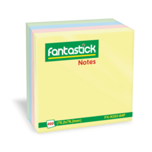 Fantastick Stick Notes 3″x3″ Pastel 4col. – FK-N303-04P